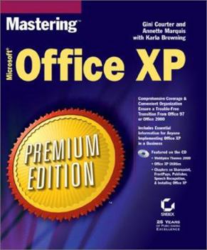 Paperback Mastering Microsoft Office XP, Premium Edition [With CDROM] Book