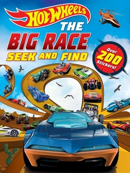 Paperback Hot Wheels: The Big Race Seek and Find Book