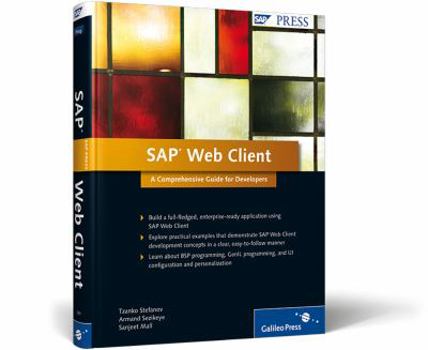 Hardcover SAP Web Client: A Comprehensive Guide for Developers Book