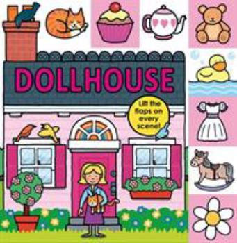 Board book Lift-The-Flap Tab: Dollhouse Book