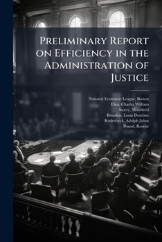 Paperback Preliminary Report on Efficiency in the Administration of Justice Book