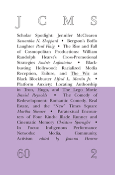 Paperback Journal of Cinema and Media Studies, Vol. 60, No. 2 Book