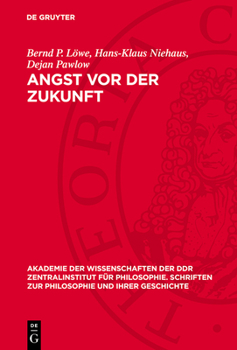 Hardcover Angst VOR Der Zukunft [German] Book