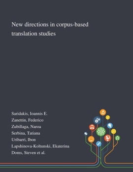 Paperback New Directions in Corpus-based Translation Studies Book