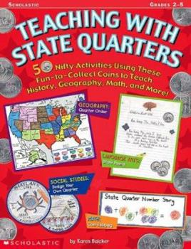 Paperback Teaching with State Quarters Book