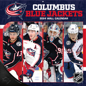Calendar Columbus Blue Jackets 2024 12x12 Team Wall Calendar Book