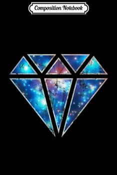 Composition Notebook: Diamond galaxy space universe cosmos infinity love symbol  Journal/Notebook Blank Lined Ruled 6x9 100 Pages