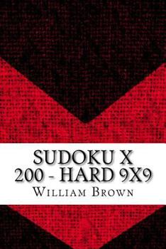 Paperback Sudoku X 200 - Hard 9x9 Book