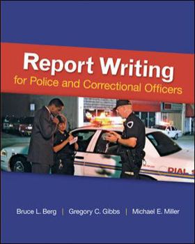 Paperback Report Writing for Police and Correctional Officers Book