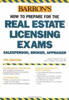 Paperback How to Prepare for the Real Estate Licensing Exams: Salesperson, Broker, Appraiser Book