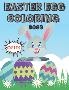 Paperback Easter Egg Coloring Book for Kids: Activity Book for Boys and Girls Ages 6-12! Collection of 50 Unique Easter Egg Design ( Word Search, Cut and Paste, Book