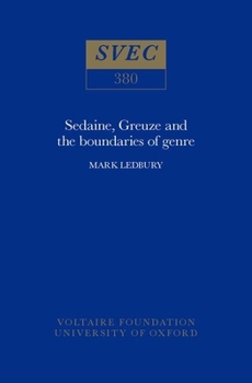 Hardcover Sedaine, Greuze and the Boundaries of Genre Book