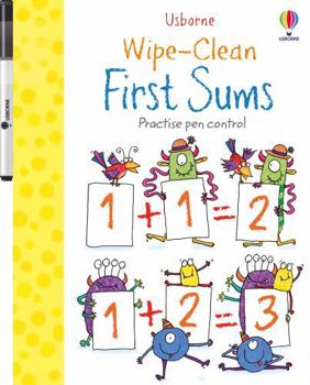 Wipe-Clean First Sums - Book  of the Usborne Wipe-Clean Books