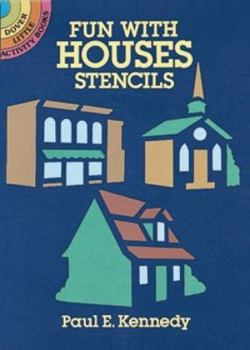 Paperback Fun with Houses Stencils Book