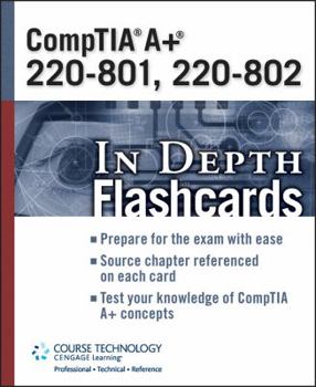 Misc. Supplies Comptia A+ 220-801, 220-802 in Depth Flashcards Book