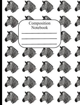 Composition Notebook: Zebra Polka Dot Wide Ruled Composition Book - 120 Pages - 60 Sheets