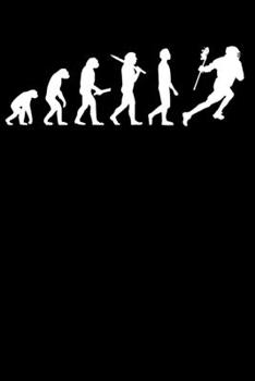 Lacrosse Player Notebook: Lacrosse Evolution 6 x 9 Dotted Dot Grid Gift For Lacrosse Players (108 Pages)