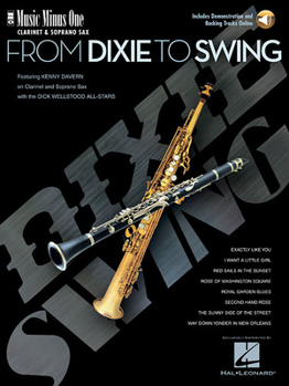 Paperback From Dixie to Swing: Music Minus One Clarinet or Soprano Sax Book