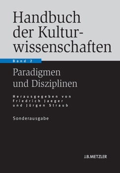 Paperback Handbuch Der Kulturwissenschaften: Band 2: Paradigmen Und Disziplinen [German] Book