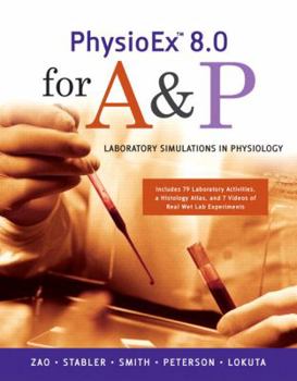 Paperback PhysioEx 8.0 for A & P: Laboratory Simulations in Physiology [With DVD and Histology Atlas] Book