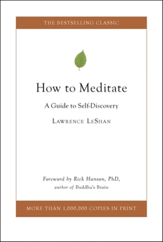 Hardcover How to Meditate: A Guide to Self-Discovery Book