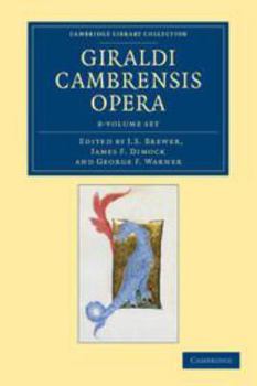 Paperback Giraldi Cambrensis Opera 8 Volume Set Book