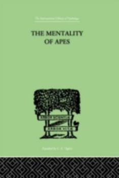 Hardcover The Mentality of Apes Book