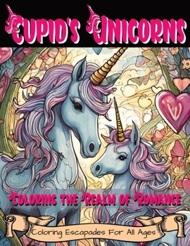 Cupid's Unicorns: Coloring the Realm of Romance: Adorable Unicorn coloring book for kids of all ages. Celebrating romance with mythical