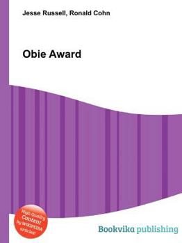 Paperback Obie Award Book