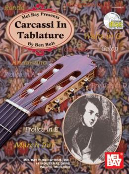 Spiral-bound Carcassi in Tablature [With CD] Book