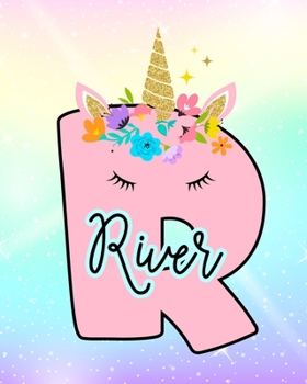 Paperback River: Girls Unicorn Journal to Write In - Personalized Journal Book