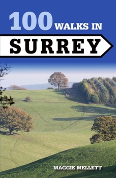 Paperback 100 Walks in Surrey Book