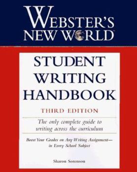 Paperback Webster's New World Student Writing Handbook Book