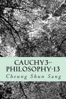 Paperback Cauchy3--philosophy-13: Banner years Book