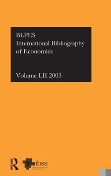 Hardcover Ibss: Economics: 2003 Vol.52 Book