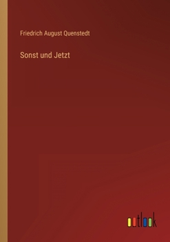 Paperback Sonst und Jetzt [German] Book