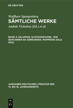 Hardcover Salomon. Glückswechsel. Wie gewunnen so zerrunnen. Mammons Sold. Saul [German] Book