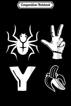 Paperback Composition Notebook: Spider 2 Y Banana Funny Football Lover Player Journal/Notebook Blank Lined Ruled 6x9 100 Pages Book