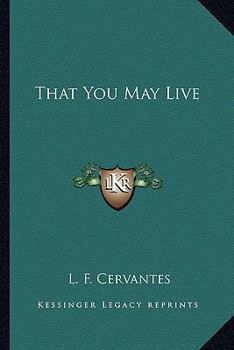 Paperback That You May Live Book