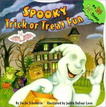 Paperback Spooky Trick or Treat Fun [With Includes 24 Foil Stickers] Book