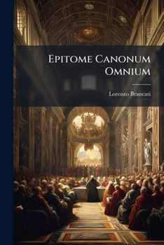 Paperback Epitome Canonum Omnium [Italian] Book