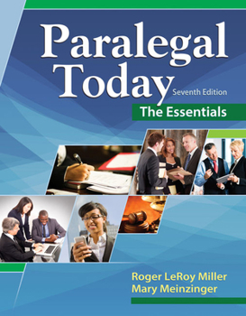 Paperback Paralegal Today: The Essentials Book
