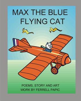Paperback Max the blue flying cat Book
