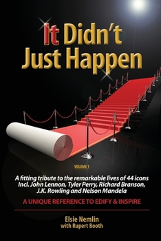 Paperback It Didn't Just Happen - Volume 1 Book