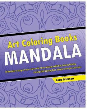 Paperback Art Mandala Coloring Book: Stress Relieving Meditation Book