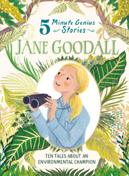 Hardcover Jane Goodall: 5-Minute Genius Stories Book