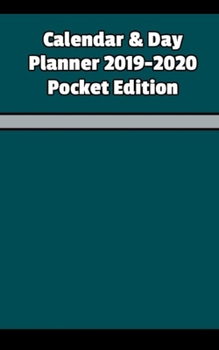 Paperback 2019-2020 Calendar & Day Planner Pocket Edition Book