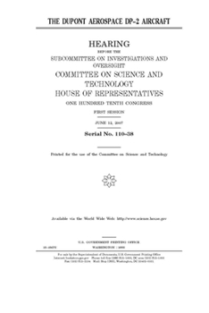 Paperback The Dupont Aerospace DP-2 aircraft Book