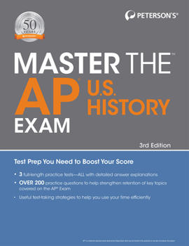 Paperback Master the AP U.S. History Exam Book
