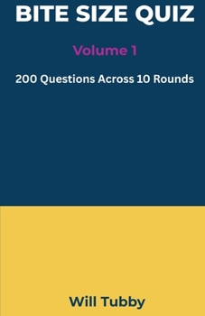 Paperback Bite Sized Quiz Book: 200 Questions Across 10 Rounds Book